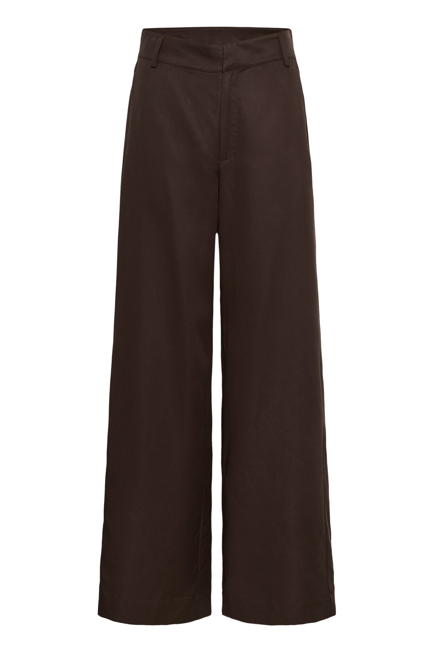 Jojo Wide Pant Dark Brown My Essential Wardrobe