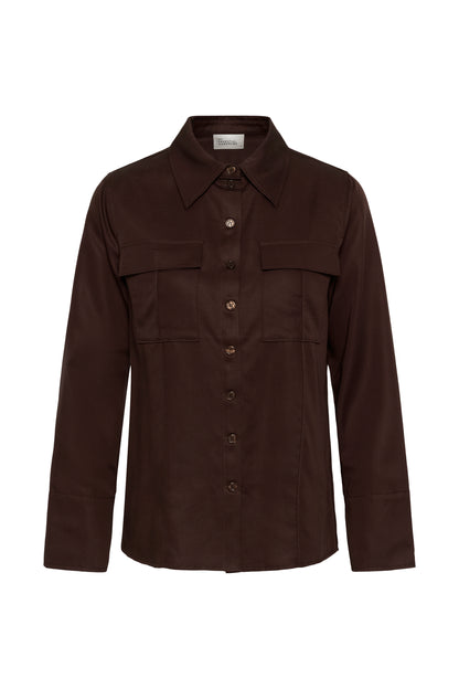 Jojo Shirt Dark Brown My Essential Wardrobe