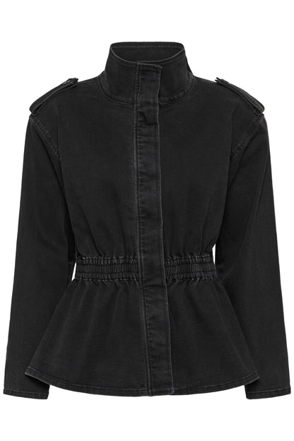 Elodie Denim Jacket 170 Black Wash My Essential Wardrobe