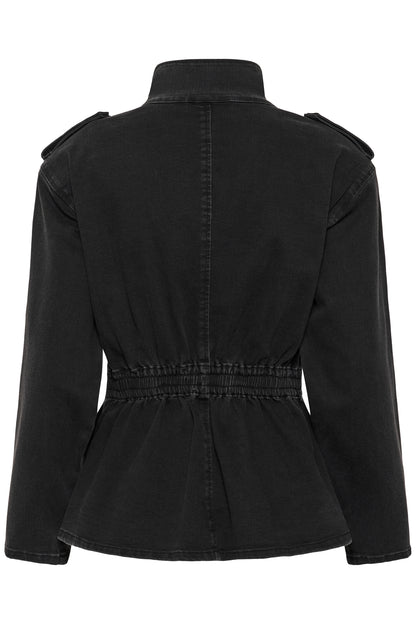 Elodie Denim Jacket 170 Black Wash My Essential Wardrobe