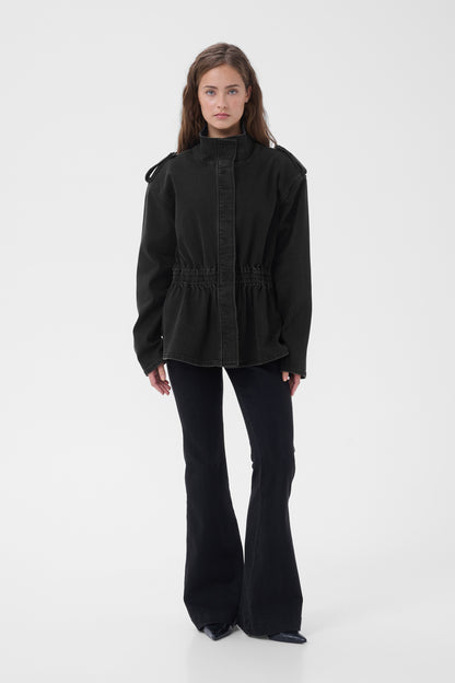 Elodie Denim Jacket 170 Black Wash My Essential Wardrobe