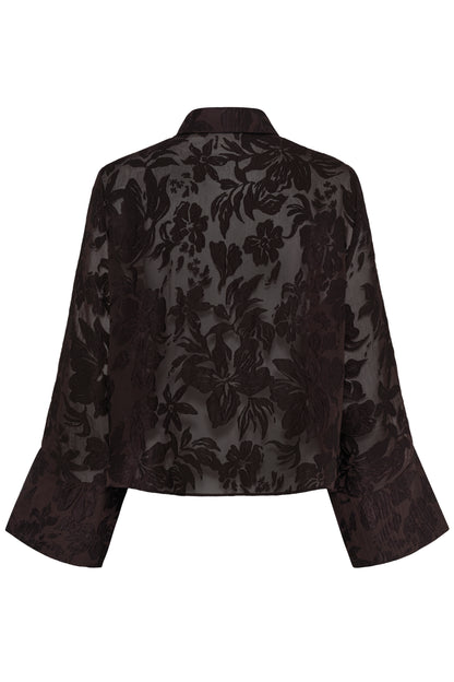 Enya Boxy Shirt Chocolate Plum My Essential Wardrobe