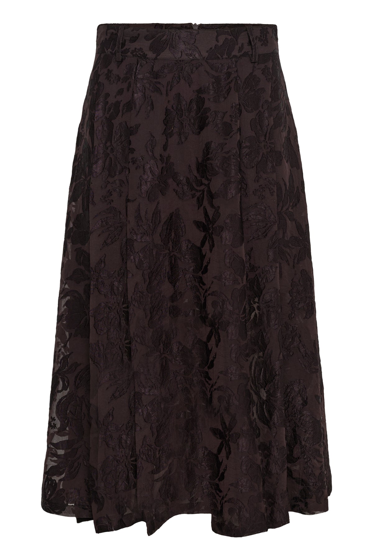 Enya Skirt Chocolate Plum My Essential Wardrobe