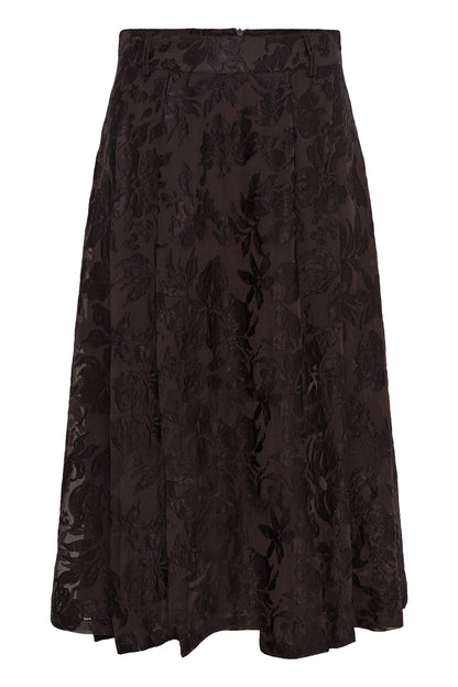 Enya Skirt Chocolate Plum My Essential Wardrobe