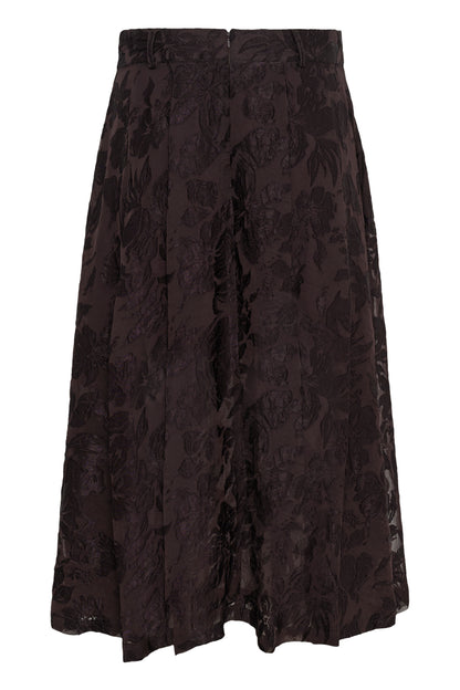 Enya Skirt Chocolate Plum My Essential Wardrobe