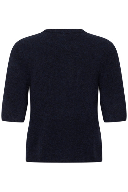 AlphaGZ SS Tee Navy Melange Gestuz