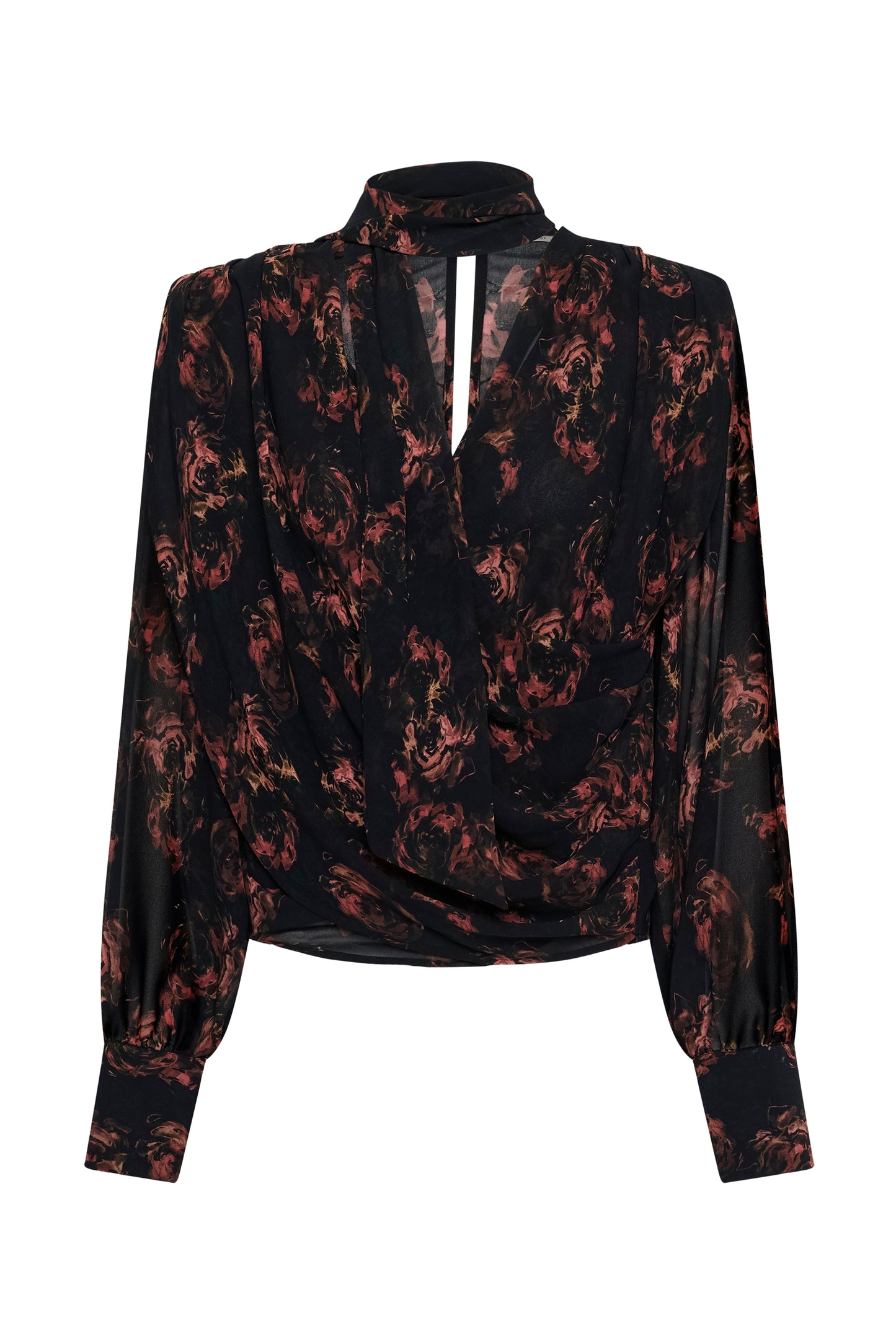 Leean P Blouse Dark Roses Gestuz