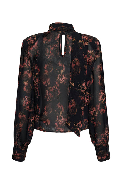 Leean P Blouse Dark Roses Gestuz