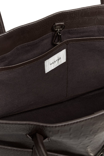 Crolina Bag Ganache Croco Gestuz