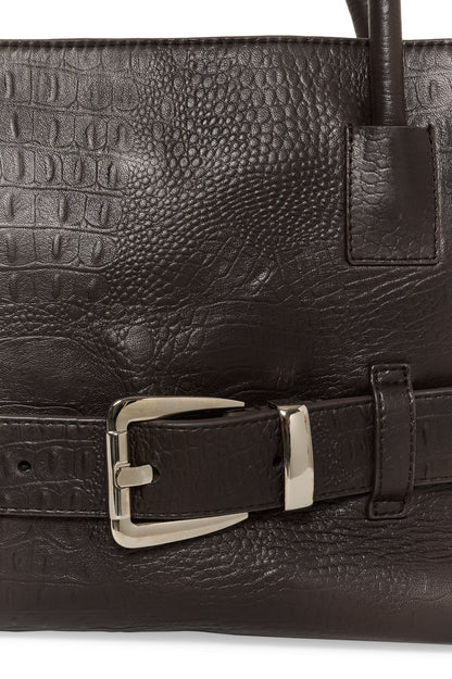 Crolina Bag Ganache Croco Gestuz