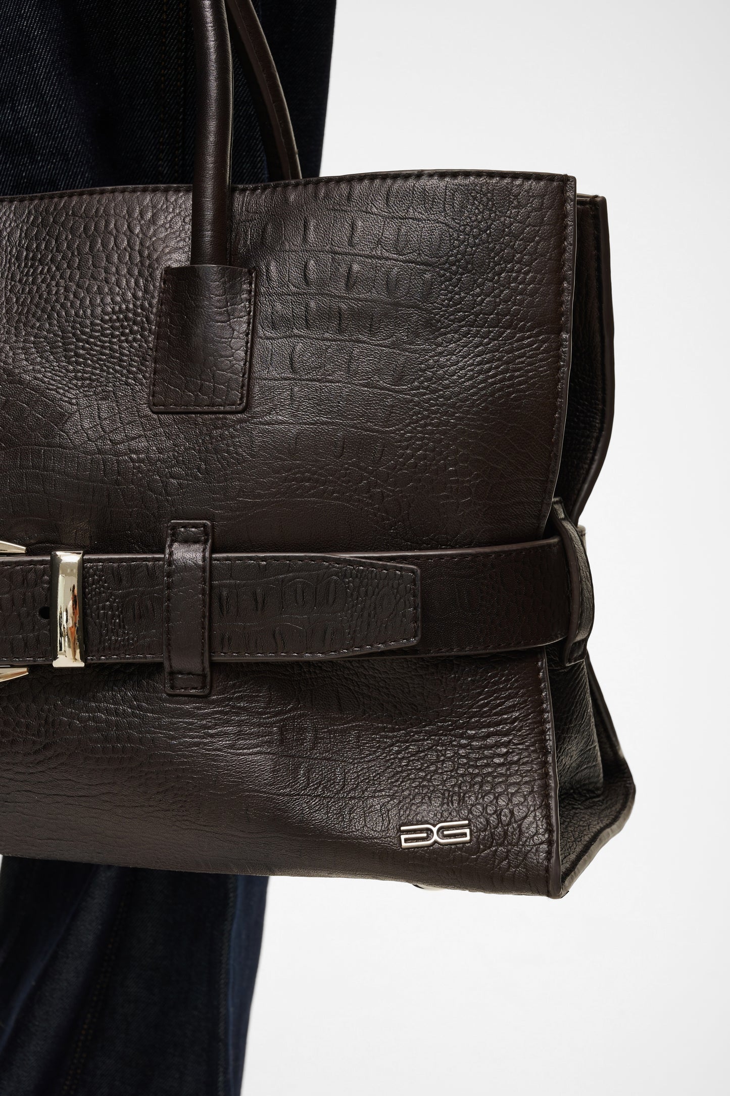 Crolina Bag Ganache Croco Gestuz