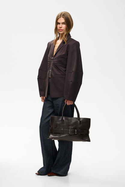 Crolina Bag Ganache Croco Gestuz