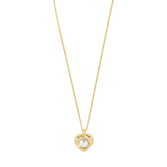 Nova Heart Necklace Gold Pilgrim