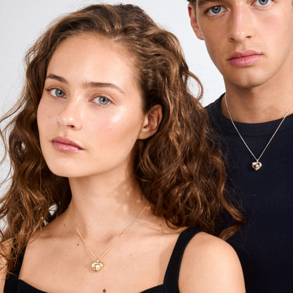 Nova Heart Necklace Gold Pilgrim