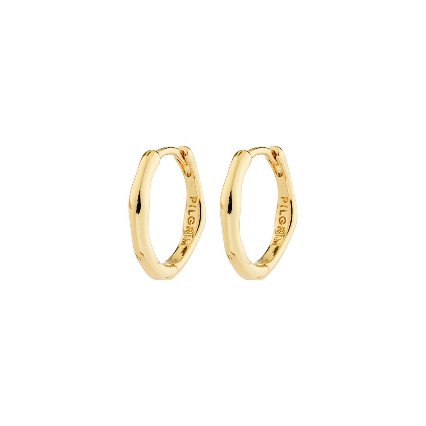 Nova Hoop Earrings Gold Pilgrim