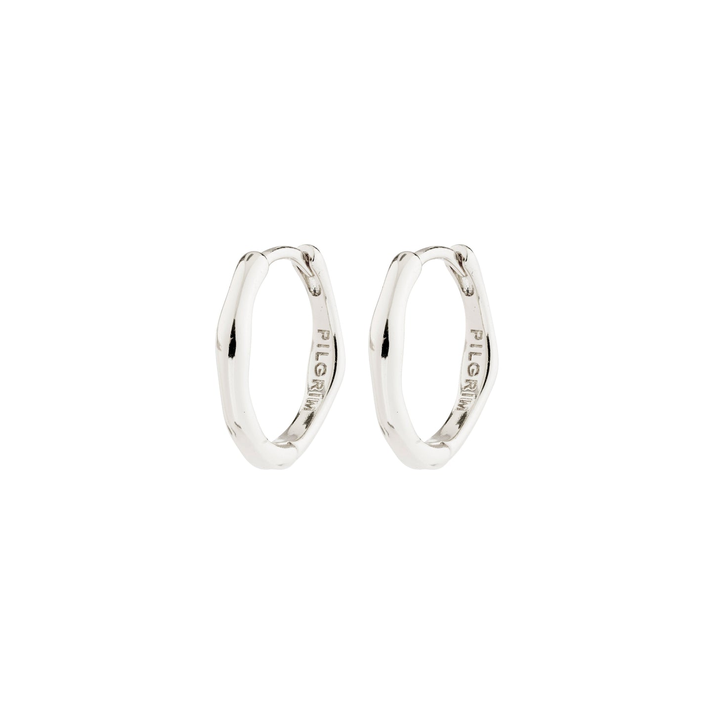 Nova Hoop Earrings Silver Pilgrim
