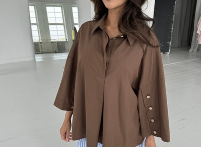Klara Shirt Brown Continue