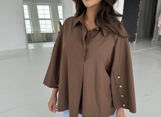 Klara Shirt Brown Continue
