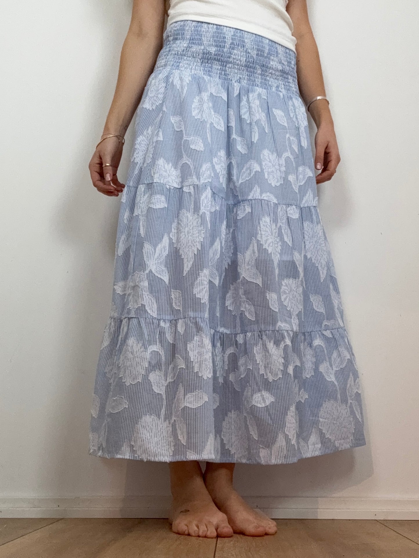 Majse Skirt Blue Stripe Continue
