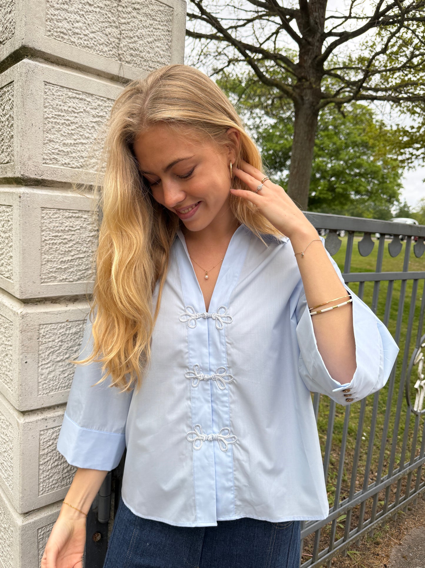 Augusta Shirt Light Blue Continue
