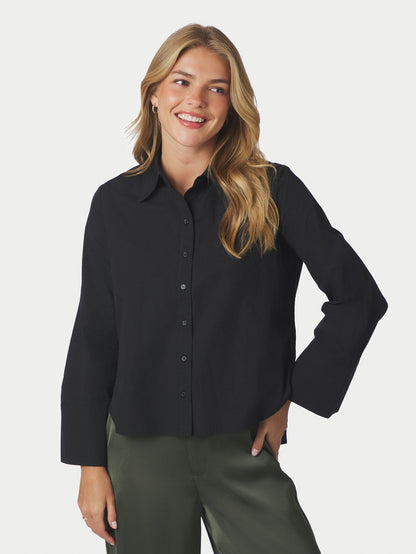 Drew Shirt Black Neo Noir