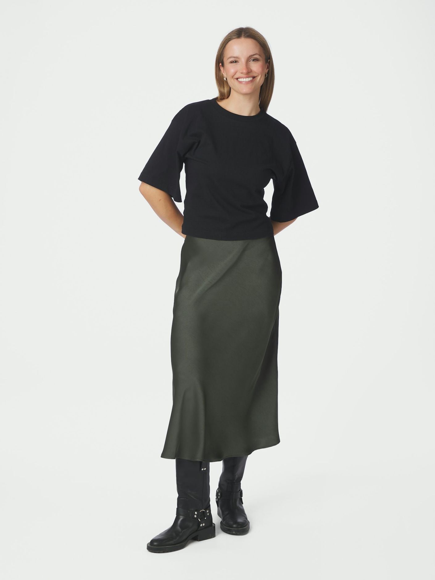 Bovary Skirt Deep Green Neo Noir
