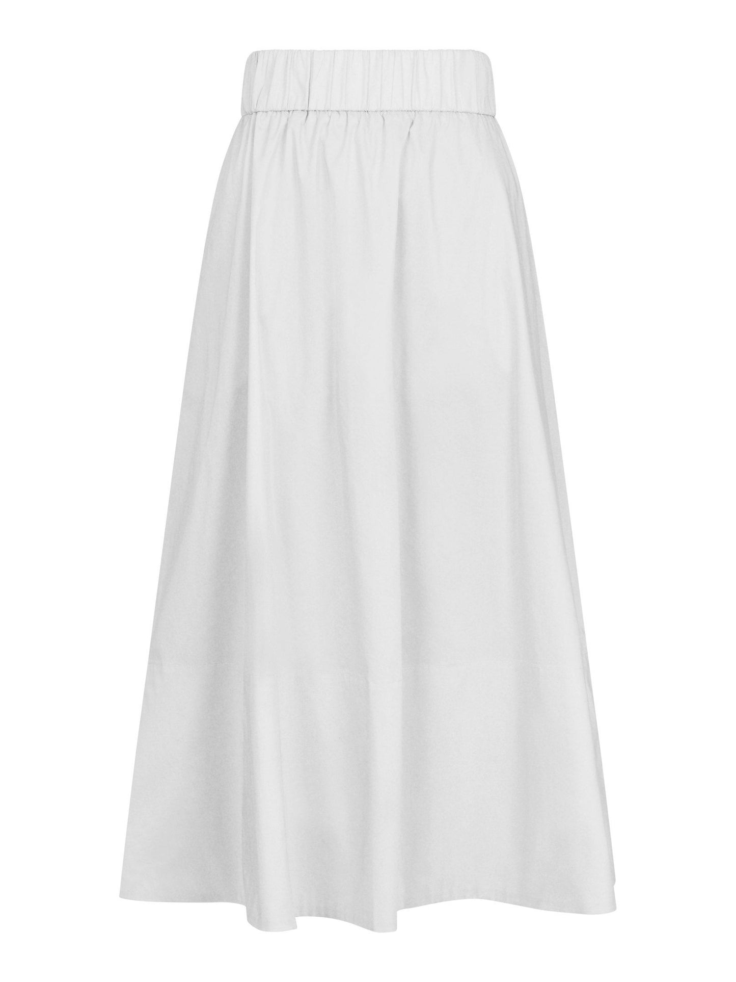 Yara Poplin Skirt Whtie Neo Noir
