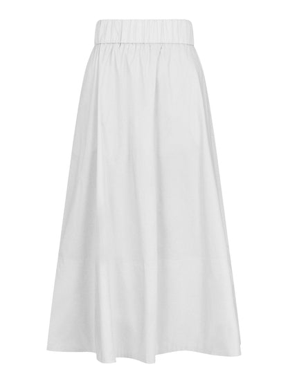 Yara Poplin Skirt Whtie Neo Noir