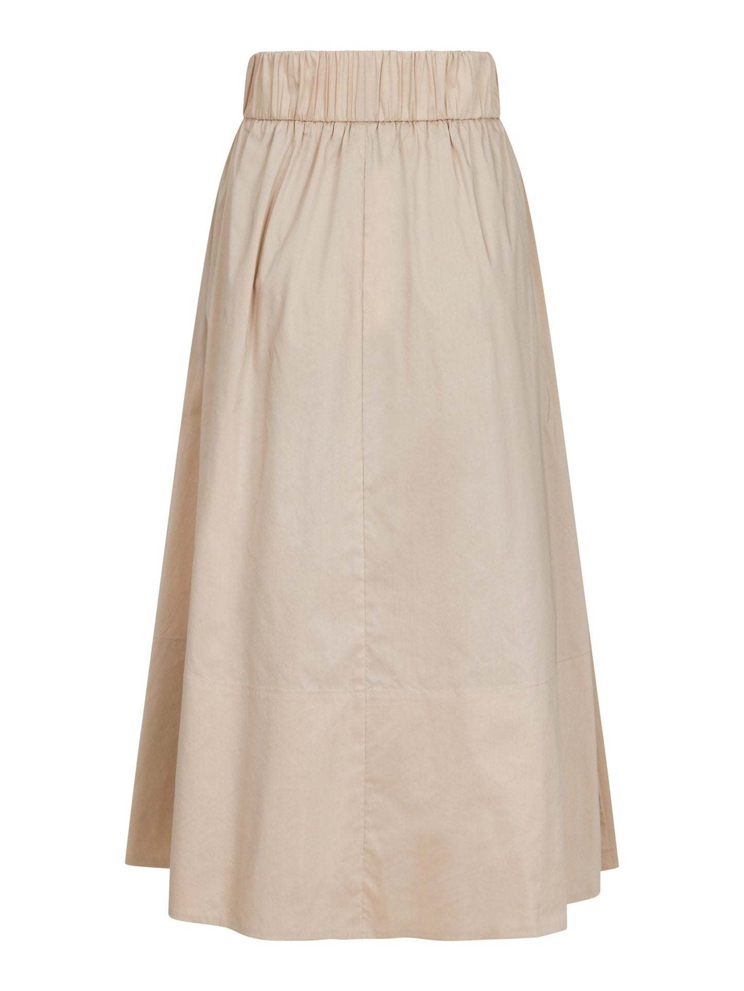 Yara Poplin Skirt Dark Sand Neo Noir