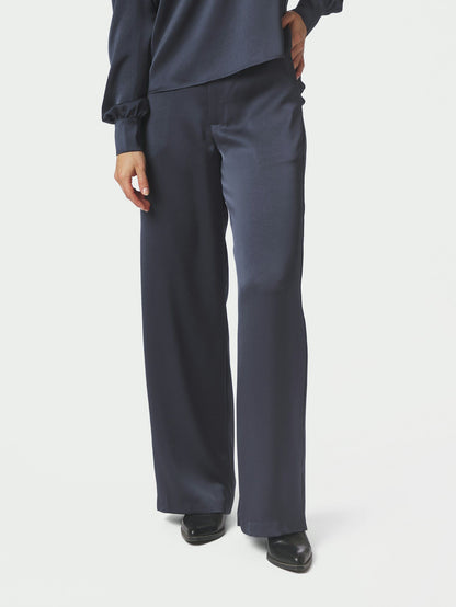 Emmett Heavy Sateen Pants Midnight Blue Neo Noir