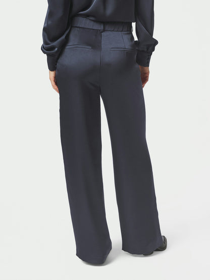 Emmett Heavy Sateen Pants Midnight Blue Neo Noir