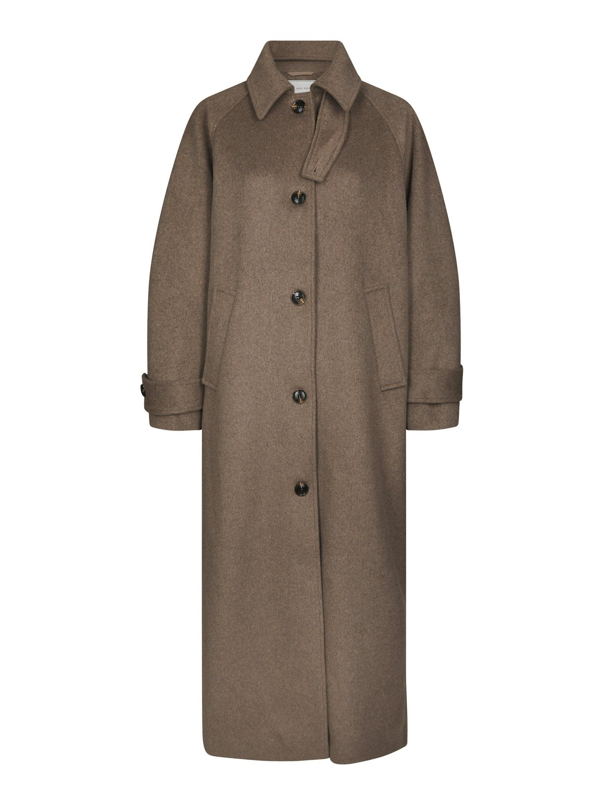 Keaton Wool Coat Taupe Neo Noir