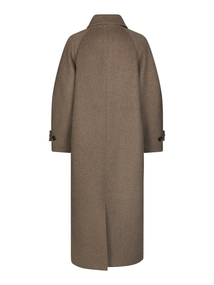 Keaton Wool Coat Taupe Neo Noir