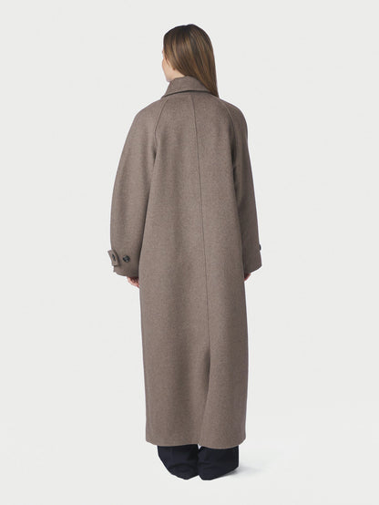 Keaton Wool Coat Taupe Neo Noir