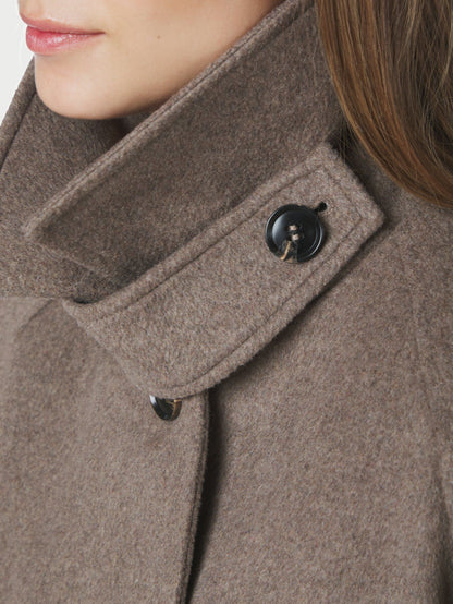 Keaton Wool Coat Taupe Neo Noir