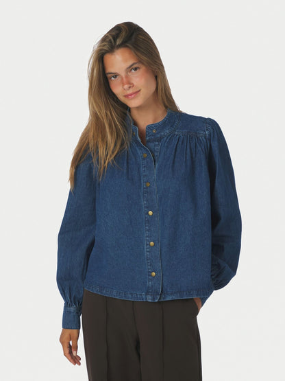 Melya Denim Shirt Blue Neo Noir