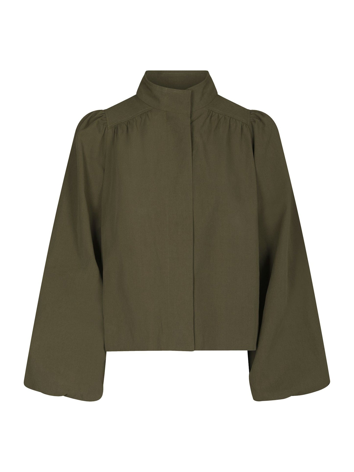 Tirsa Twill Jacket Army Neo Noir