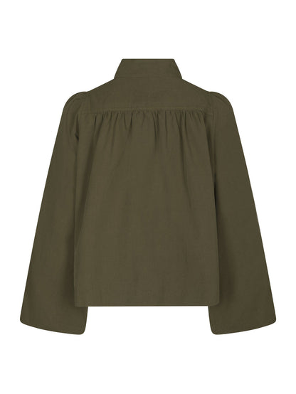 Tirsa Twill Jacket Army Neo Noir