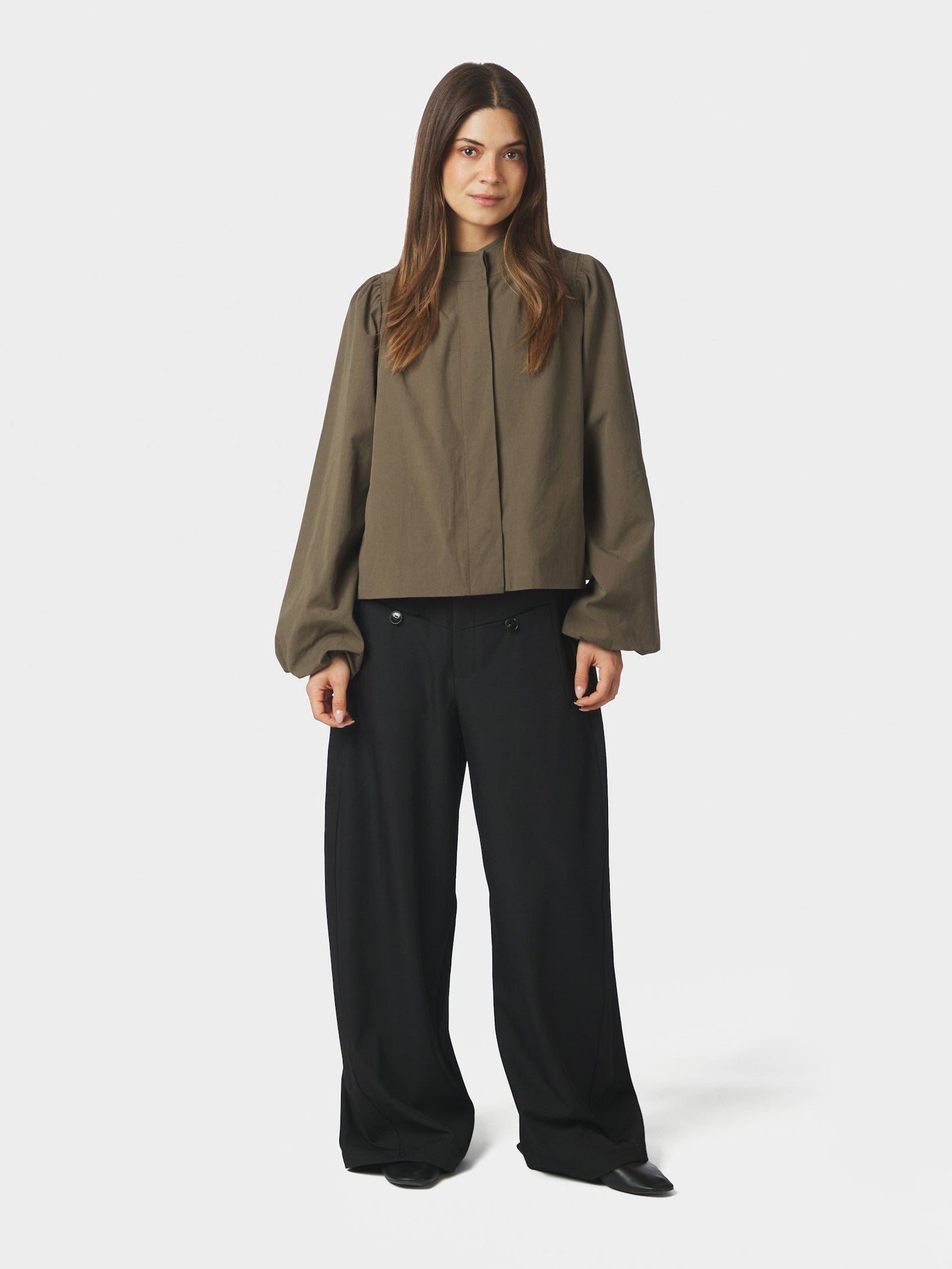 Tirsa Twill Jacket Army Neo Noir