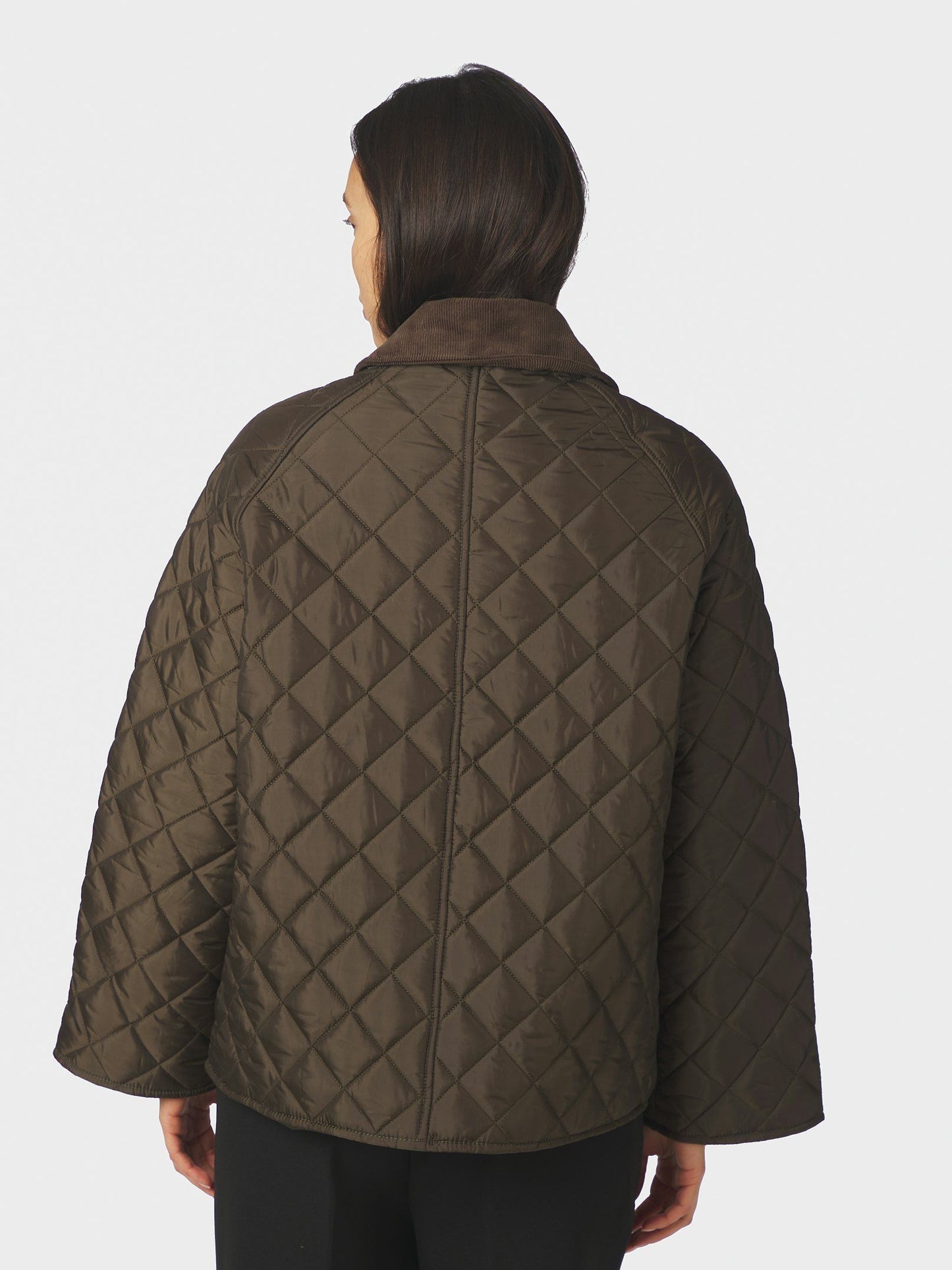 Iva Quilt Jacket Khaki Neo Noir
