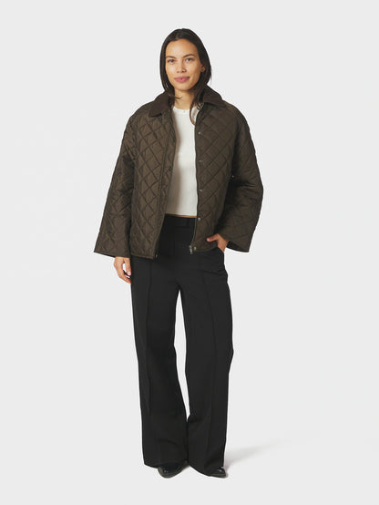 Iva Quilt Jacket Khaki Neo Noir