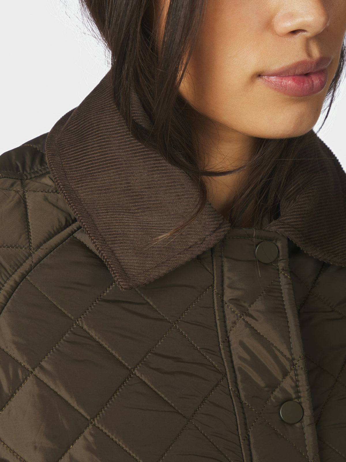 Iva Quilt Jacket Khaki Neo Noir