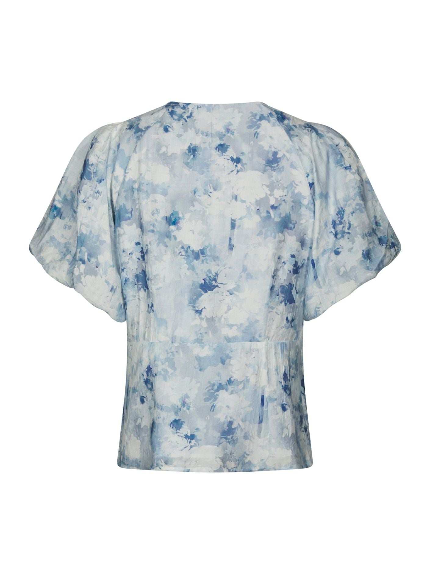 Irina Flower Blouse Blue Neo Noir