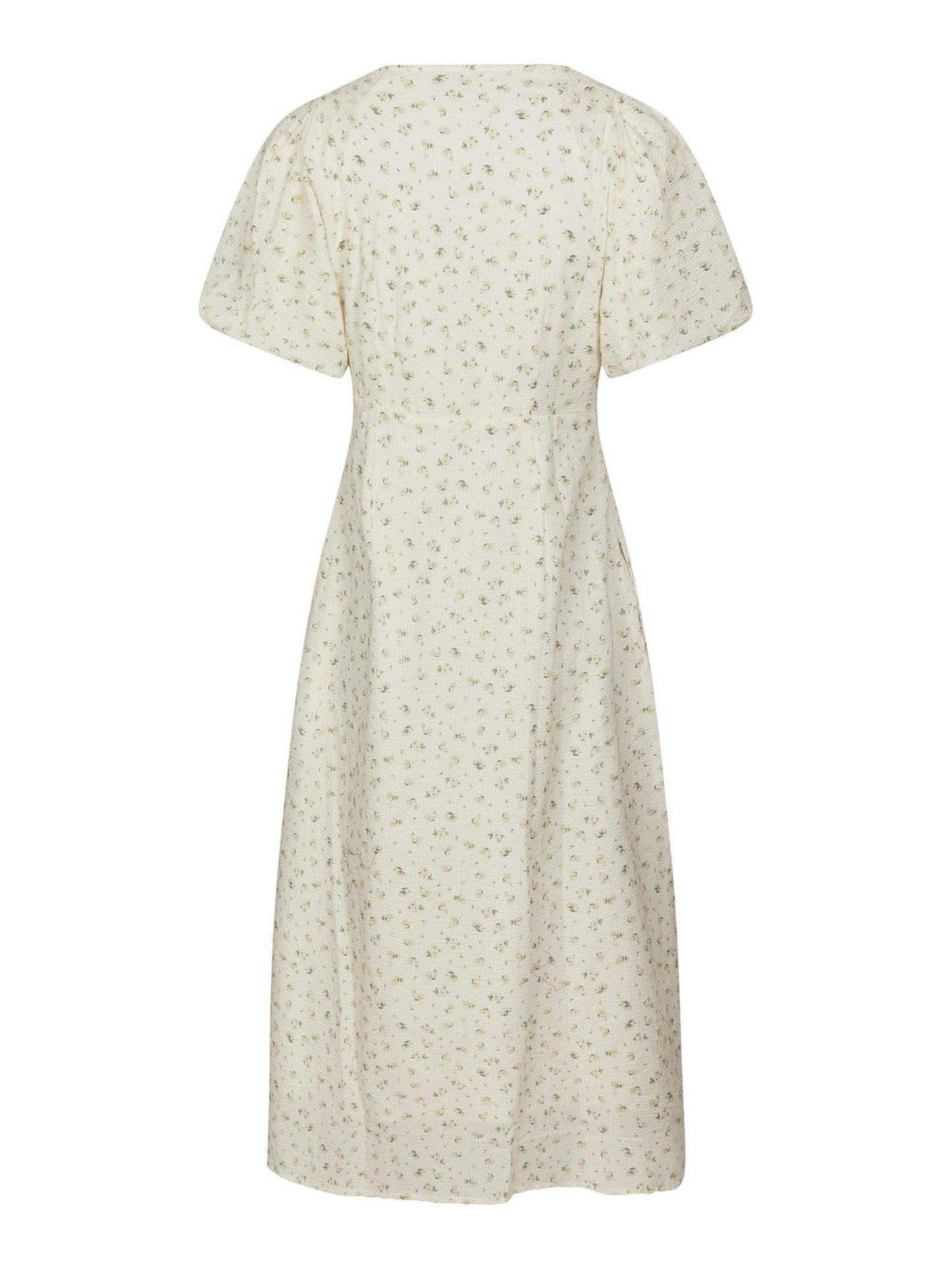 Illana Small Rose Flower Dress Light Yellow Neo Noir