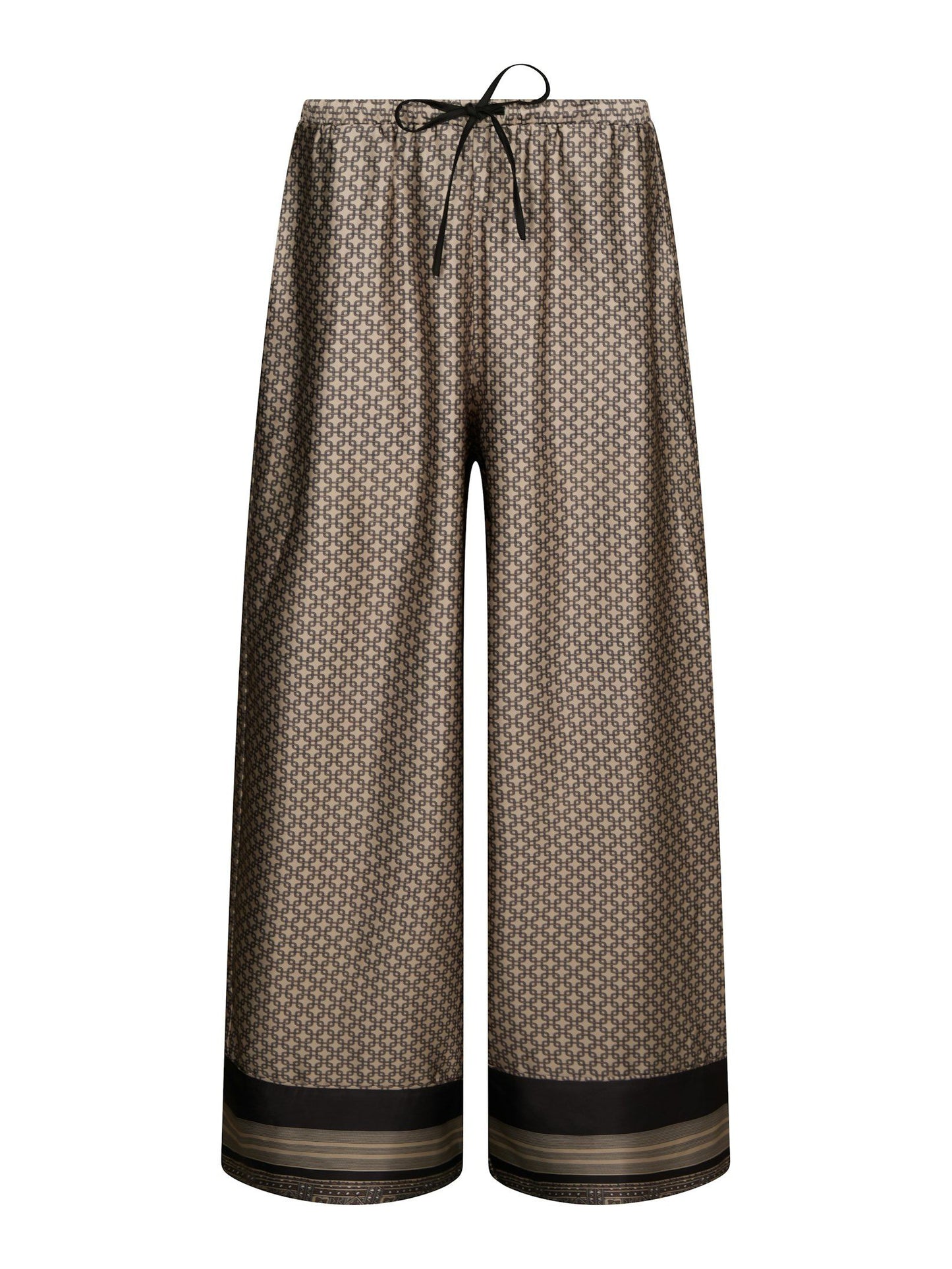 Sora Pattern Pants Beige Neo Noir