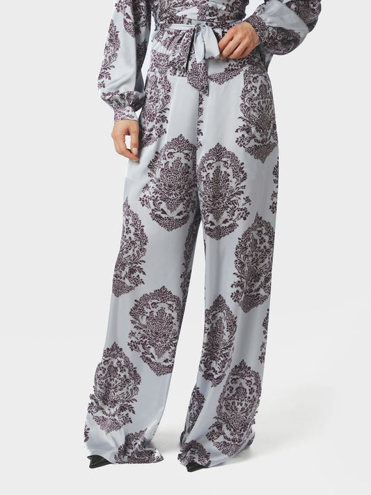 Lunet Deco Drop Pants Light Blue Neo Noir