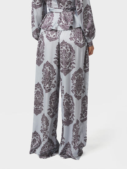 Lunet Deco Drop Pants Light Blue Neo Noir