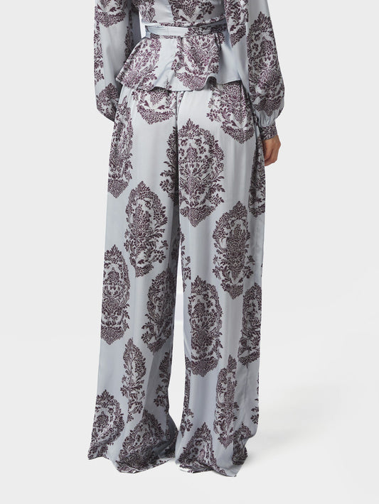 Lunet Deco Drop Pants Light Blue Neo Noir