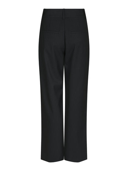 Nathalie Slim Pinstripe Pants Dark Navy