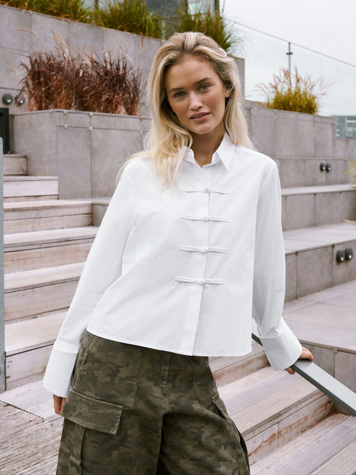 Cam Poplin Shirt Off White Neo Noir